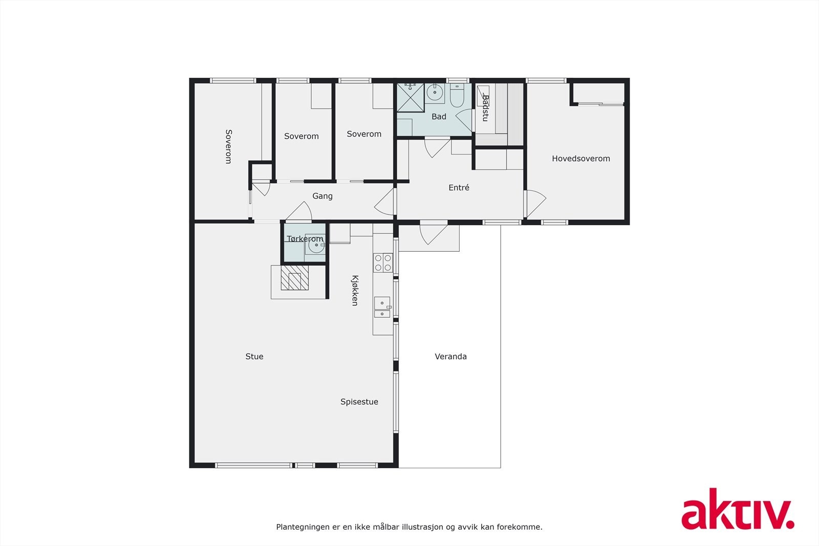 Plantegning Galleribilde