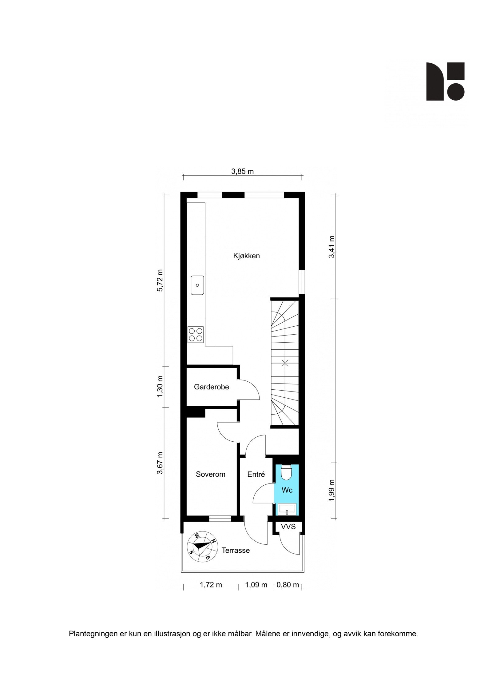 Plantegning - 1. Etasje Galleribilde
