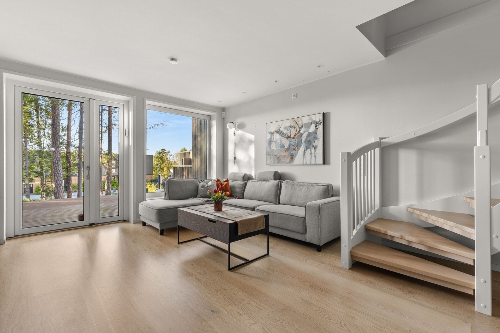 Romme har behagelig gulvvarme for kjølige kvelder. Galleribilde