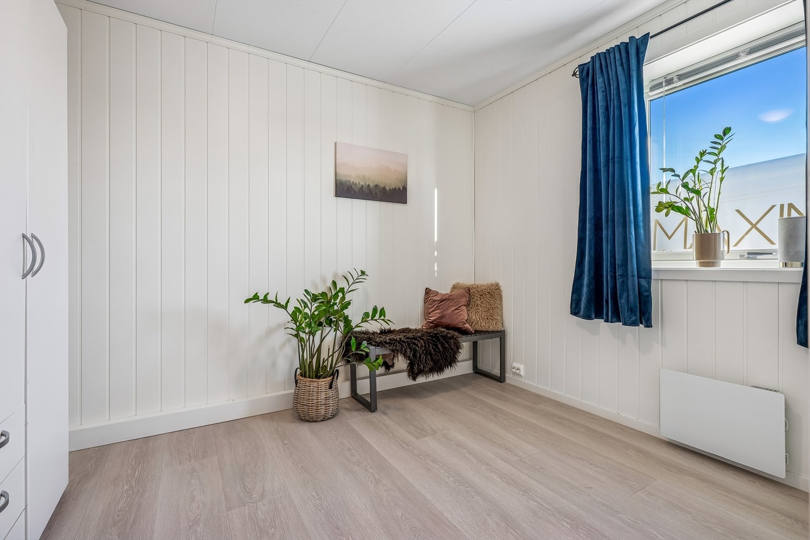 Det andre soverommet passer utmerket som barnerom, gjesterom eller kontor. Galleribilde