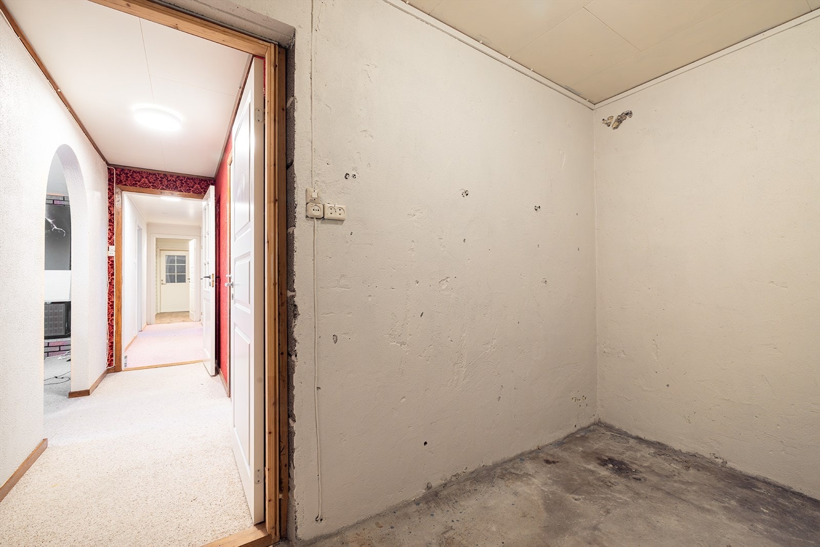 Kjelleren har et internt bruksareal på 89 kvm Galleribilde