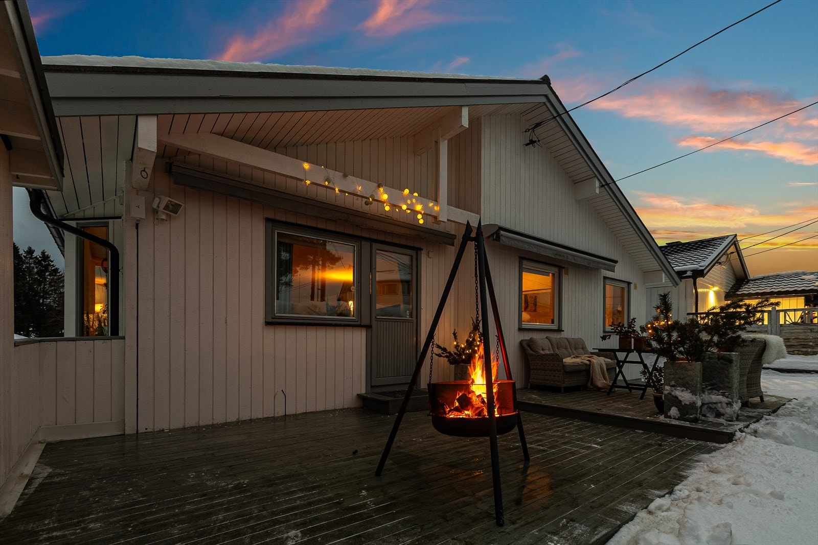 En bolig med en lun og innbydende atmosfære. Galleribilde