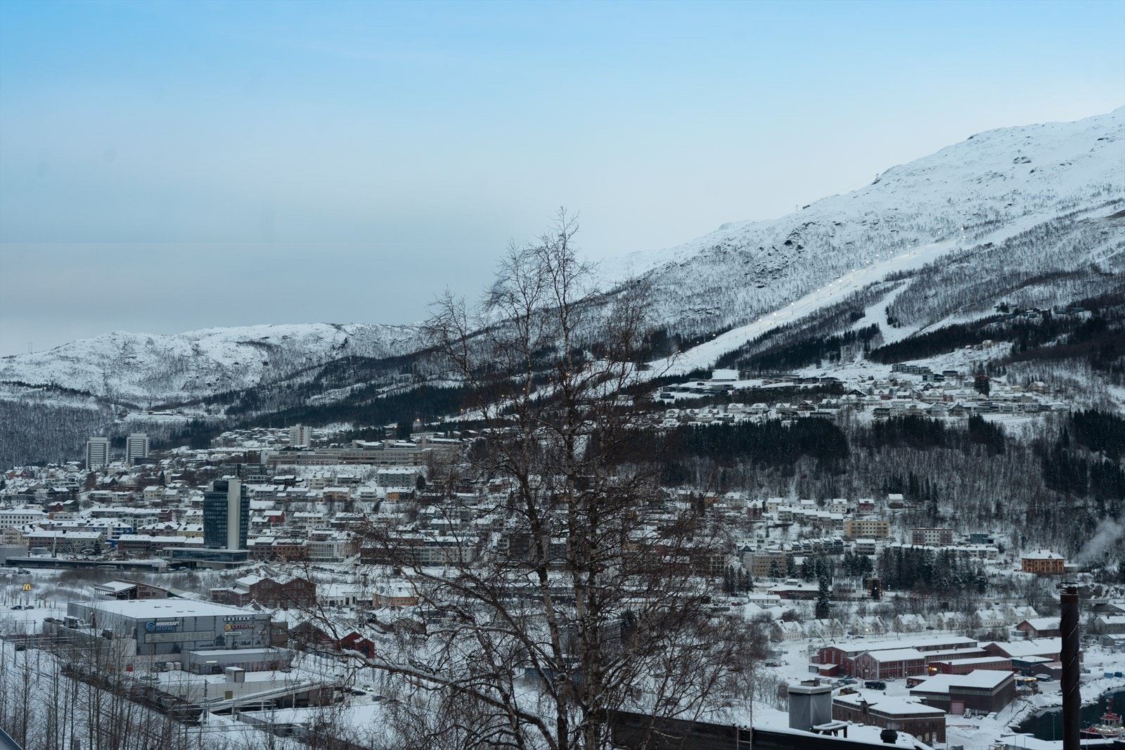 Utsikt mot Fagernesfjellet Galleribilde