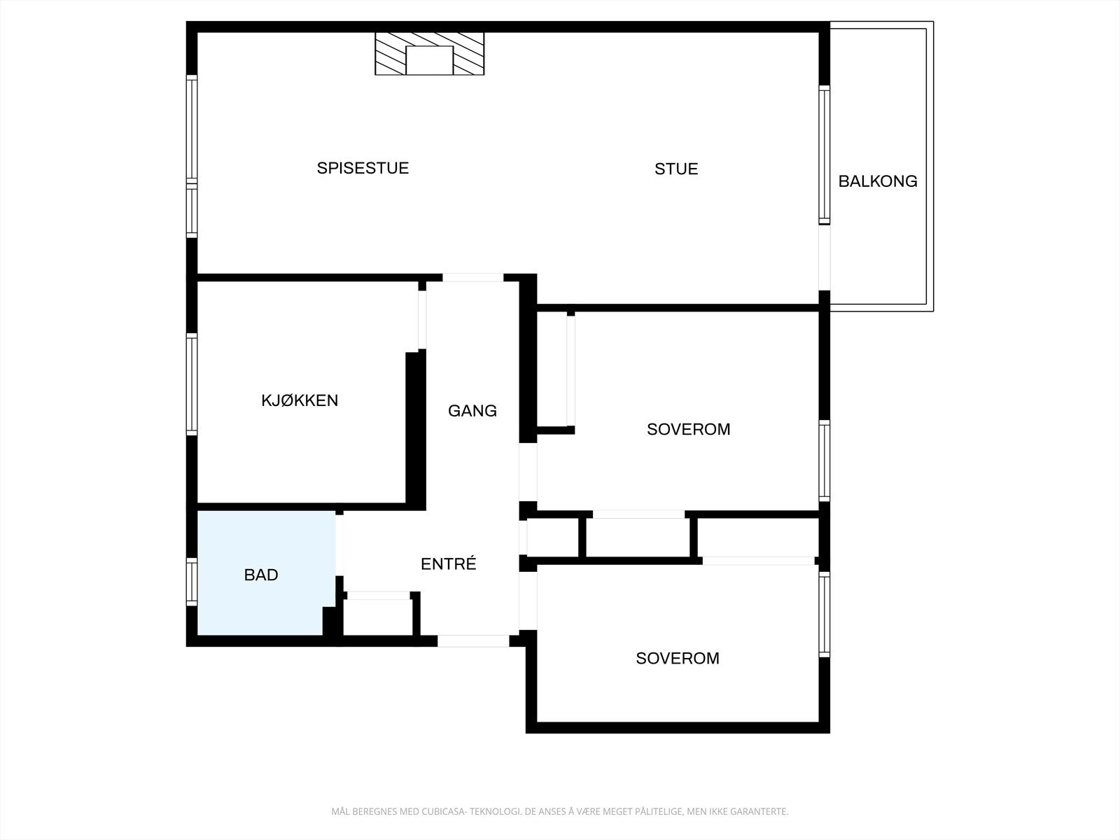 Plantegning Galleribilde