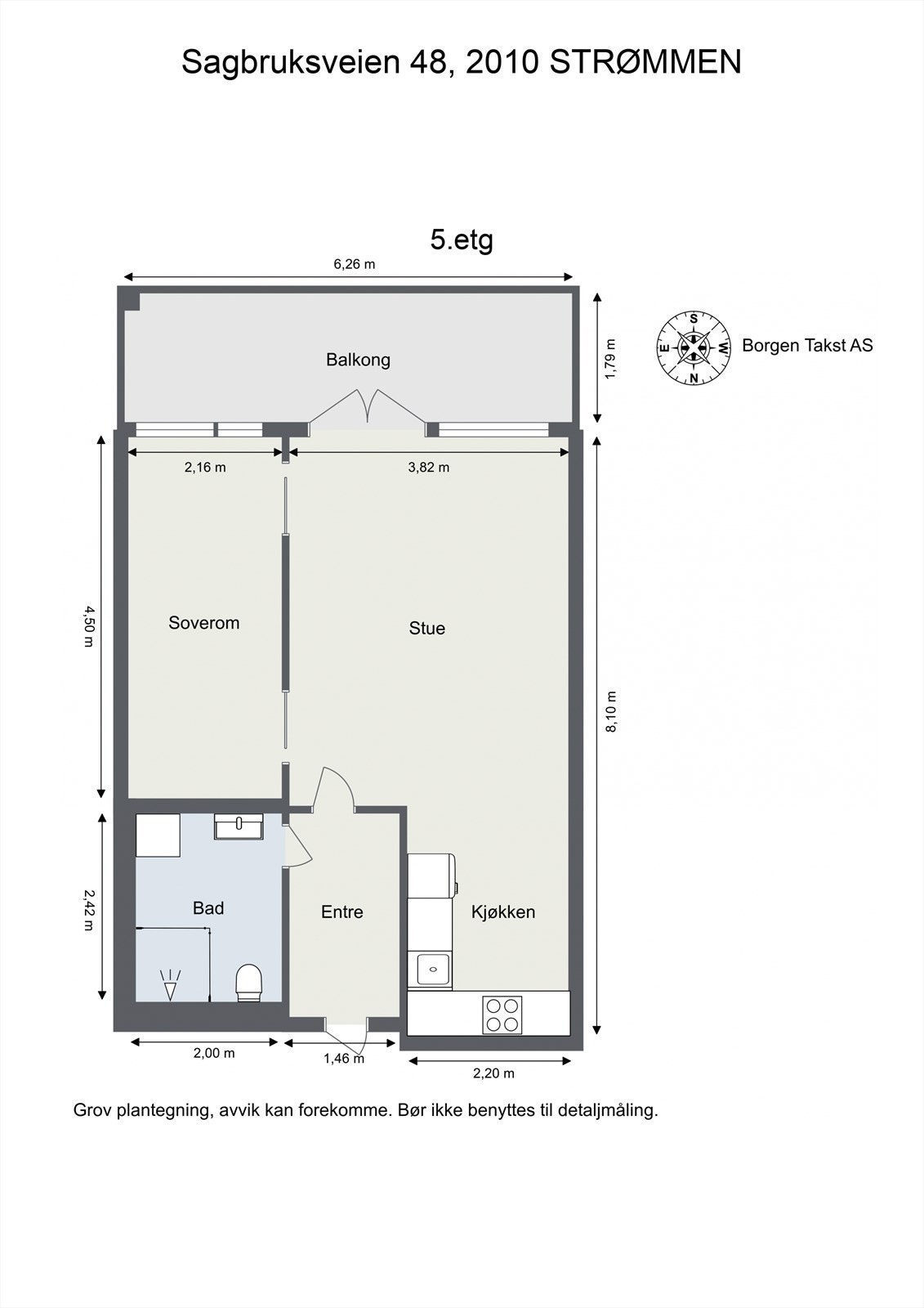 Leiligheten har en arealeffektiv planløsning med åpen stue- og kjøkkenløsning og ett soverom. Galleribilde