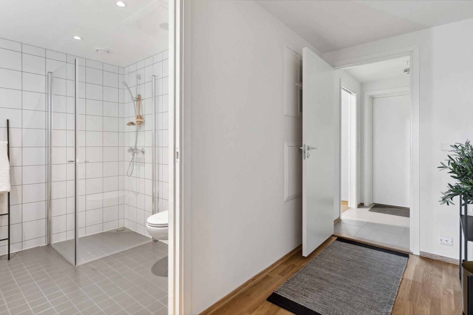 Leiligheten har balansert ventilasjon som gir et godt inneklima. Galleribilde