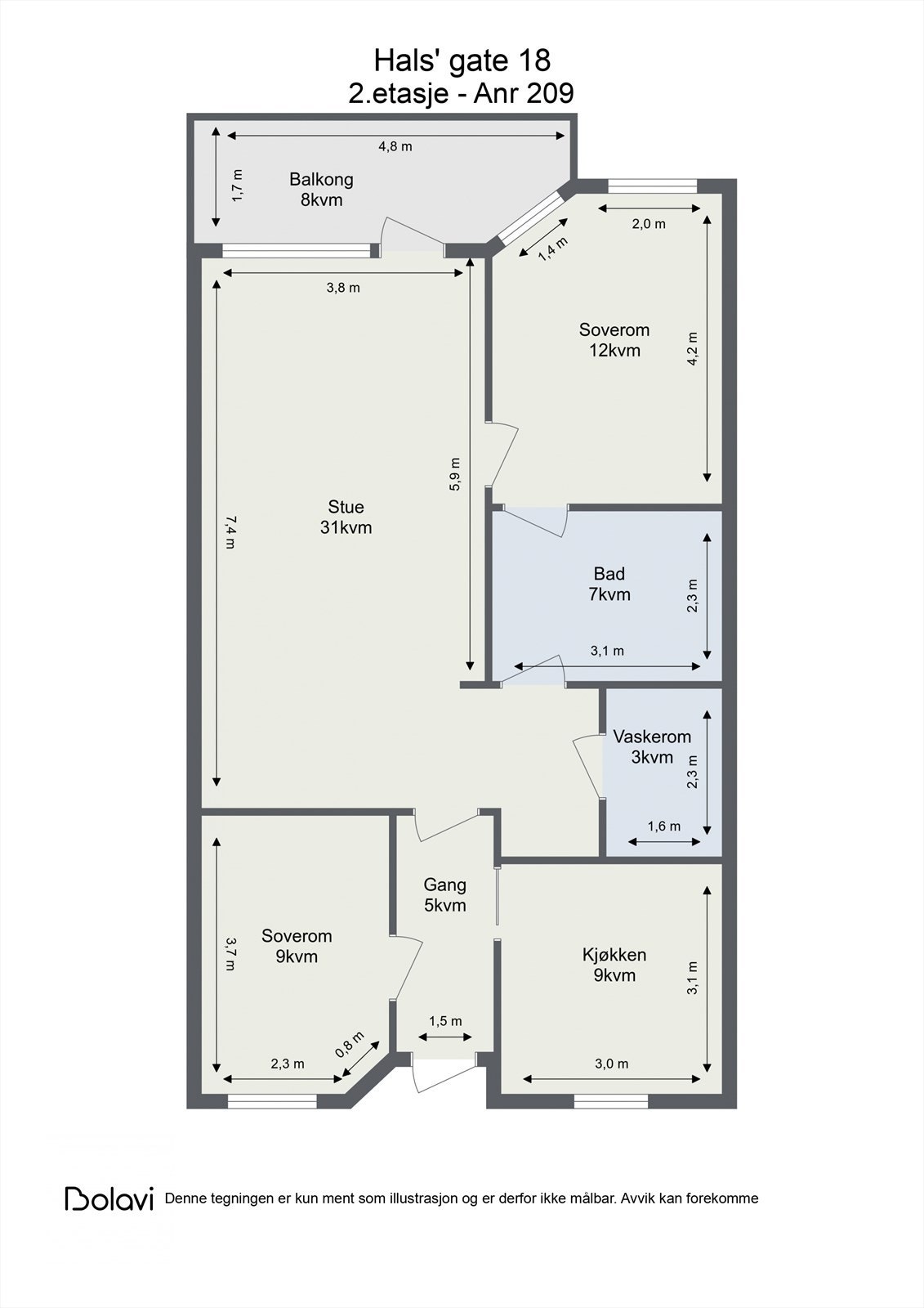 Plantegning Galleribilde