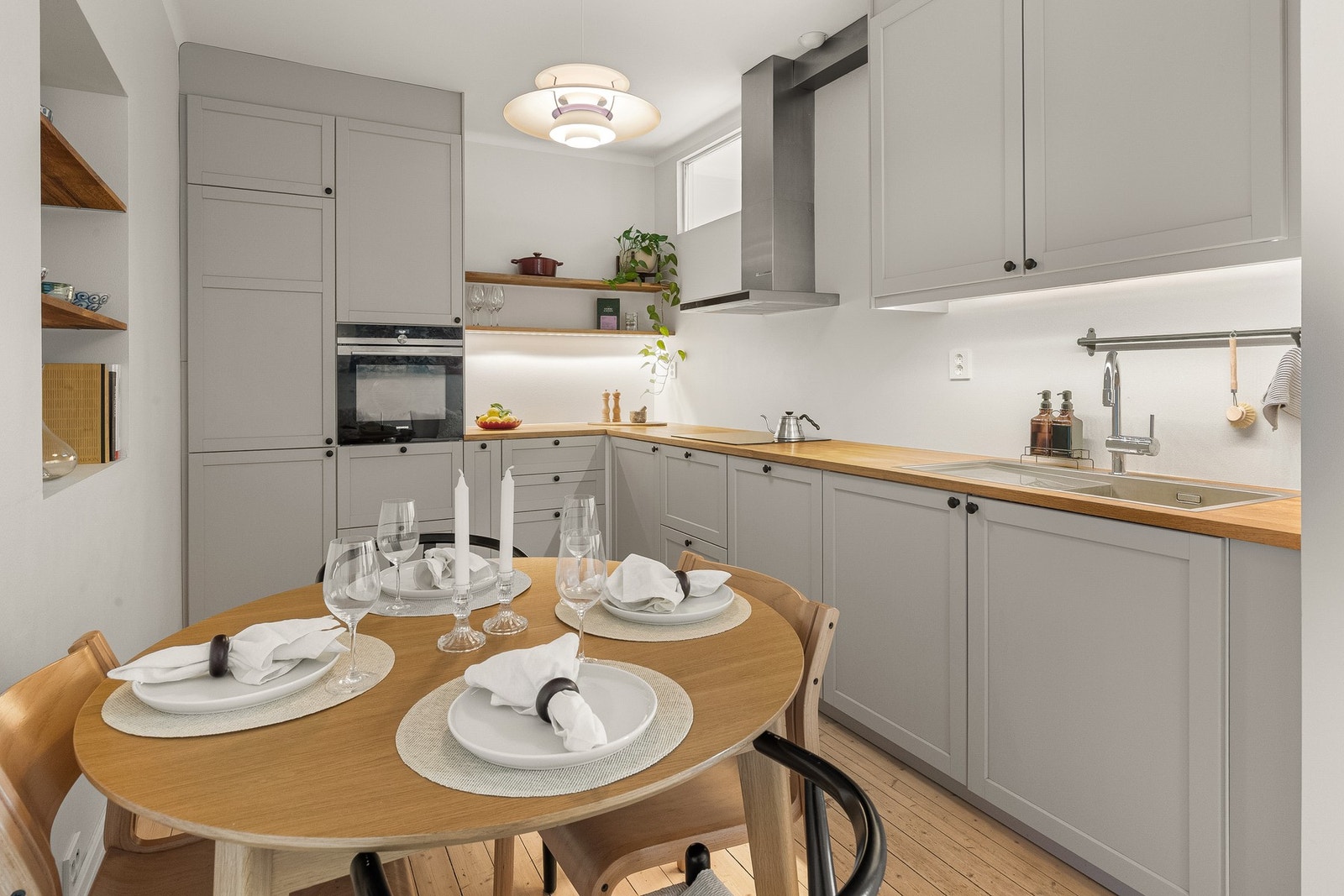 Leiligheten har en gjennomgående og god planløsning. Galleribilde