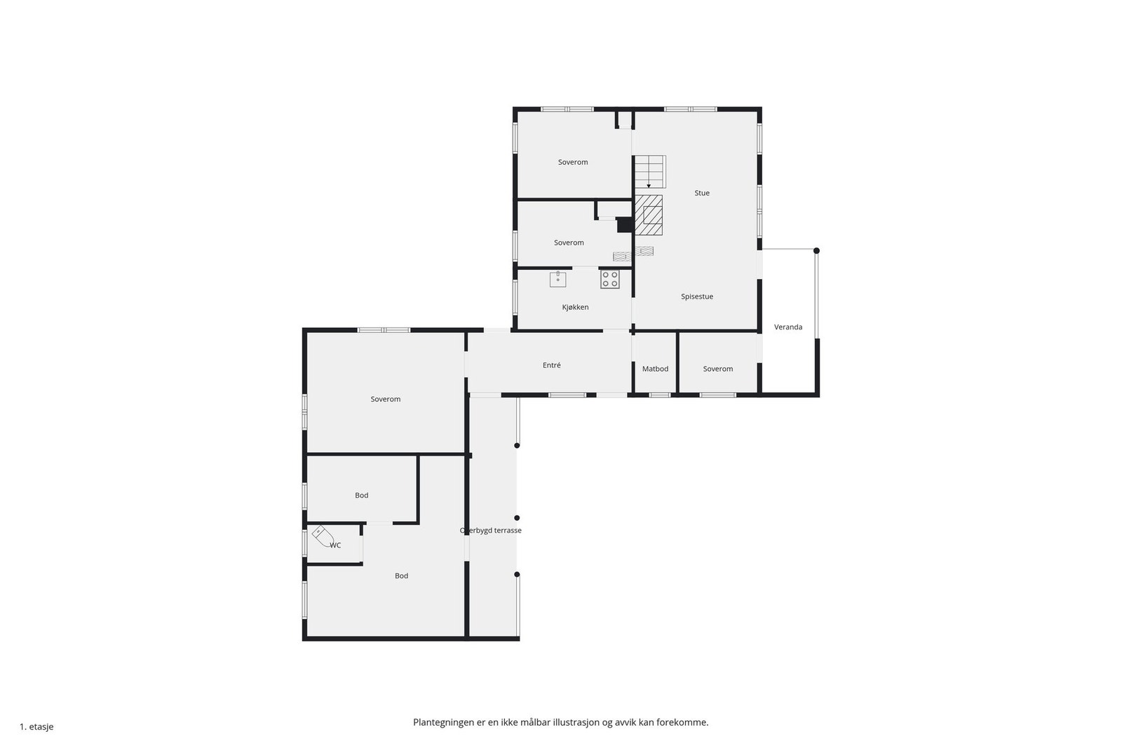 Plantegning. Galleribilde