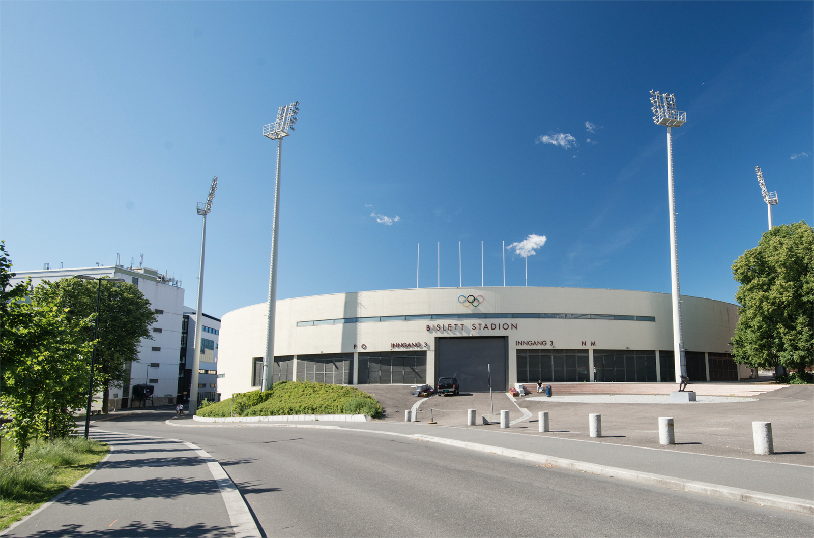 Like ved finner du det ikoniske Bislett stadion. Galleribilde