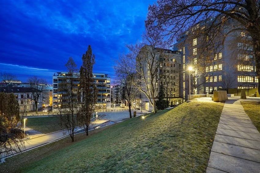 Pilestredet Park bor man sentralt, trygt, grønt og samtidig midt i byen. Galleribilde