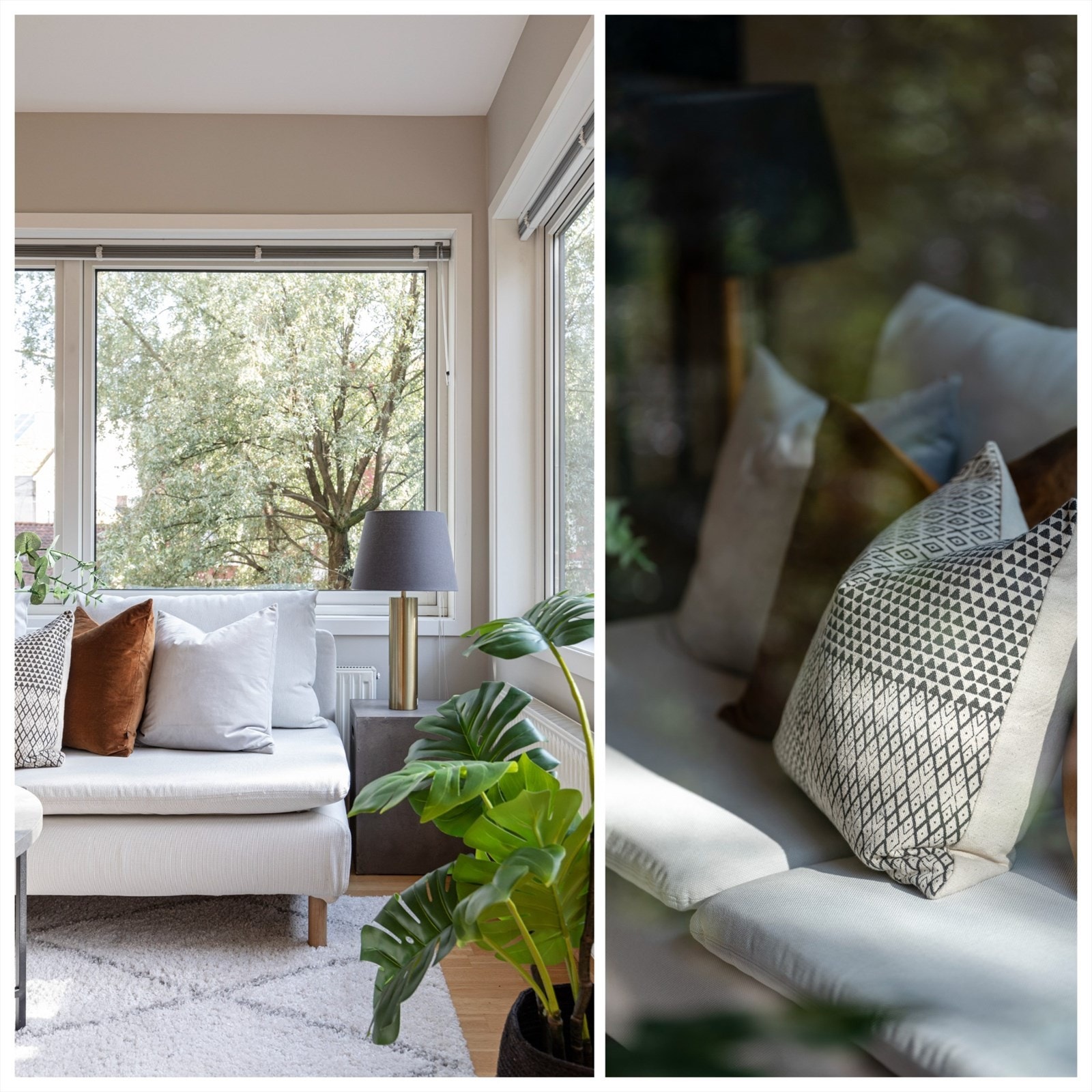 Leiligheten har hjørnebeliggenhet noe som gjør den ekstra lys og fin. Galleribilde