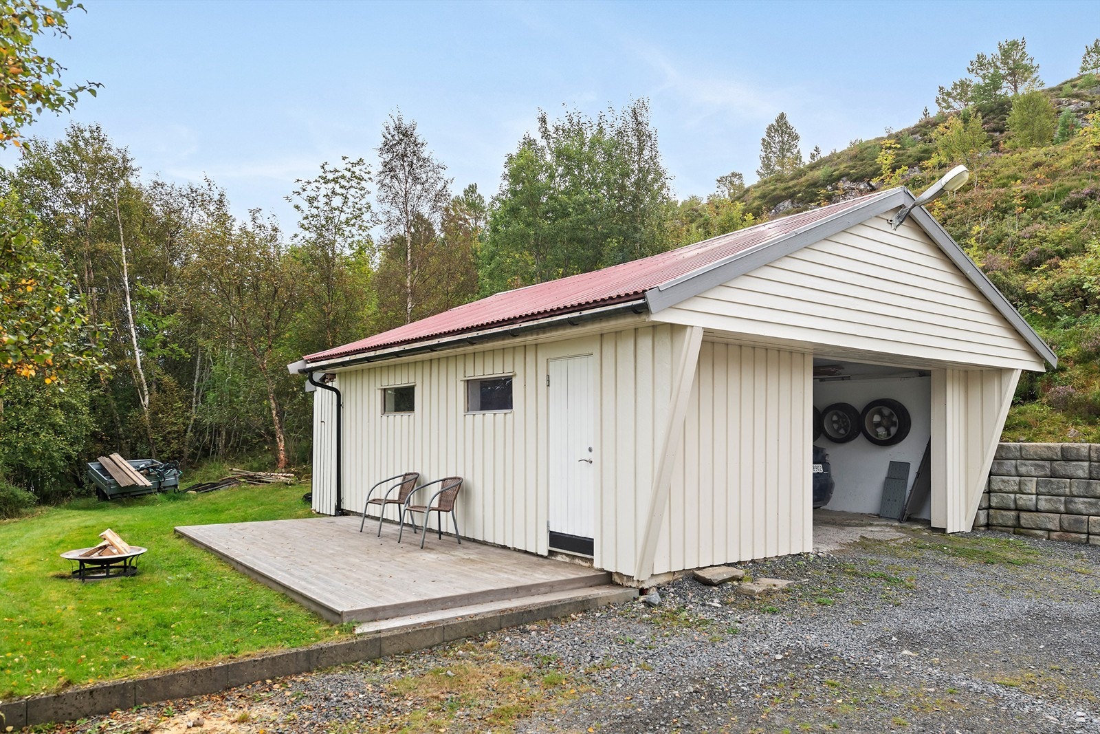 Garasje er oppført ca 1979/1980 Galleribilde