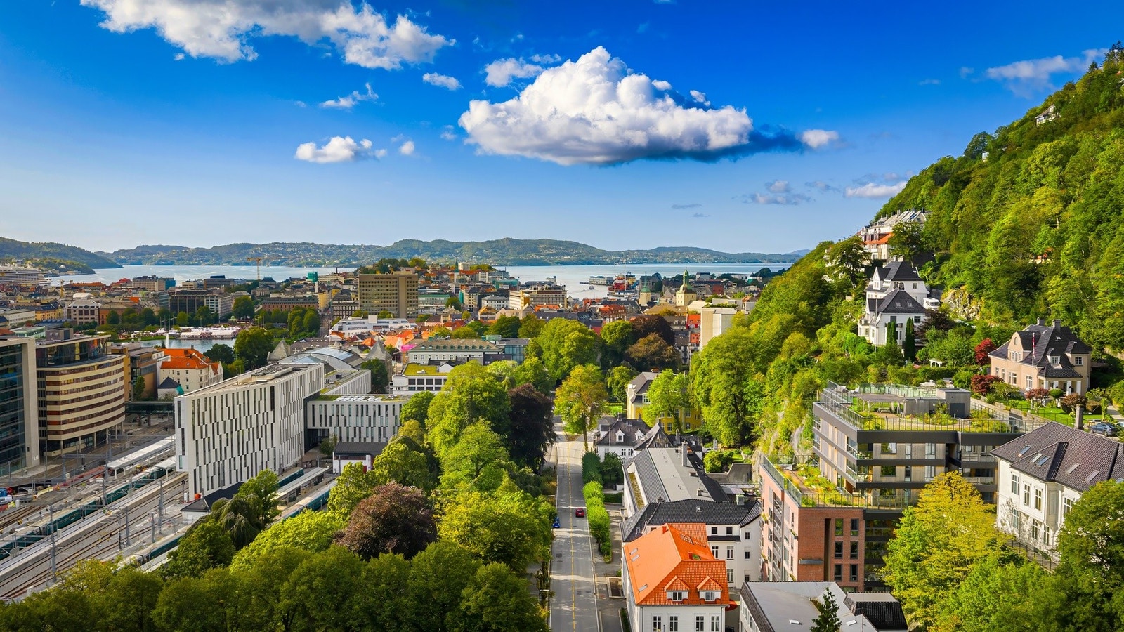 Her bor du kun noen minutters gange fra restauranter, kaféer, butikker og et variert kulturtilbud. Galleribilde