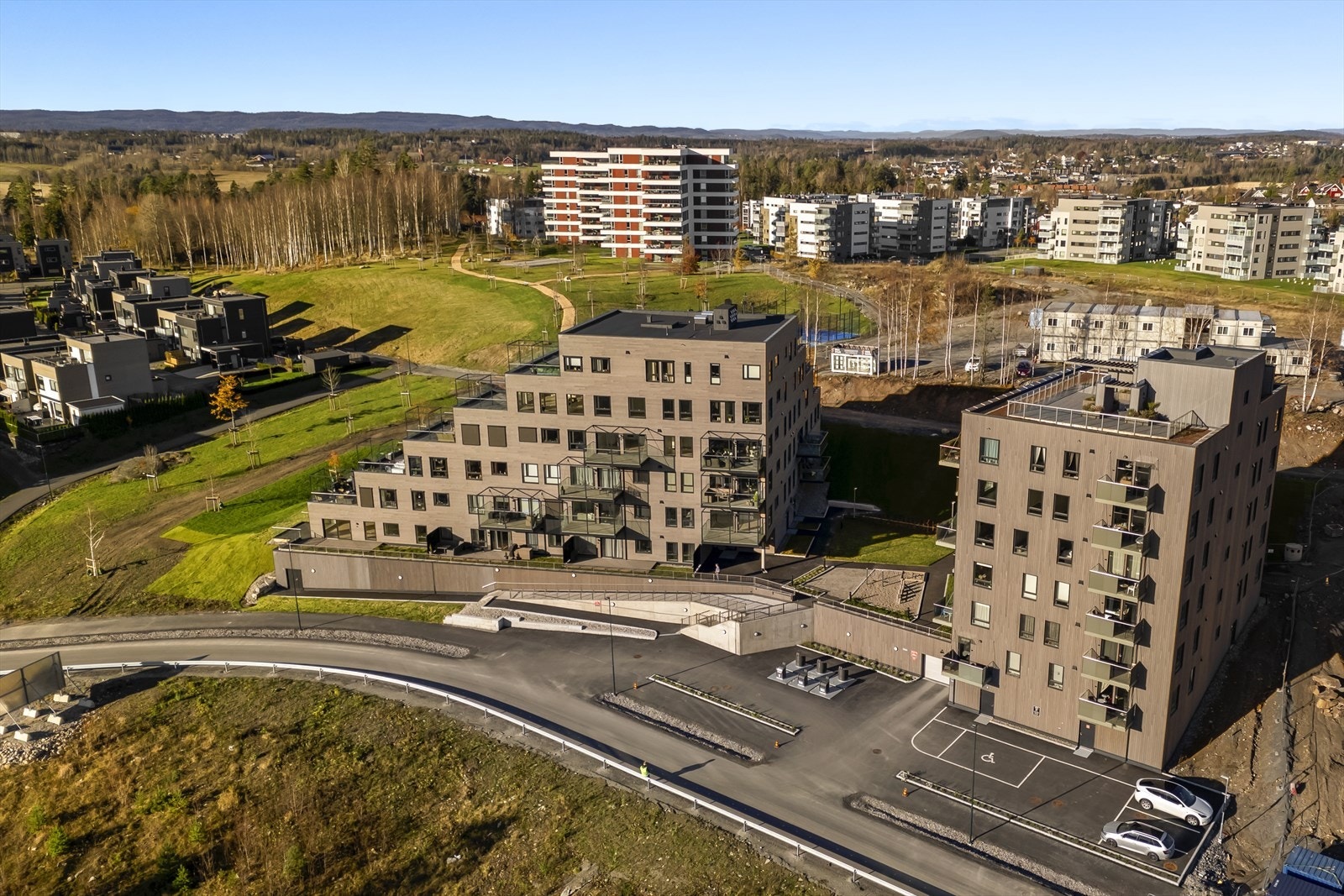 Sameiet disponerer en felles takterrasse for alle beboere. Galleribilde