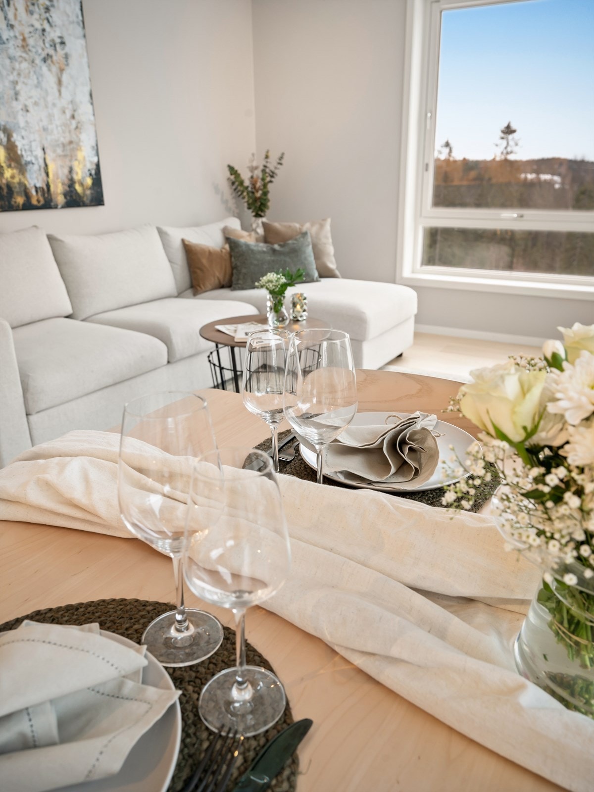 Her er det god plass til hyggelige måltider med familie og venner. Galleribilde