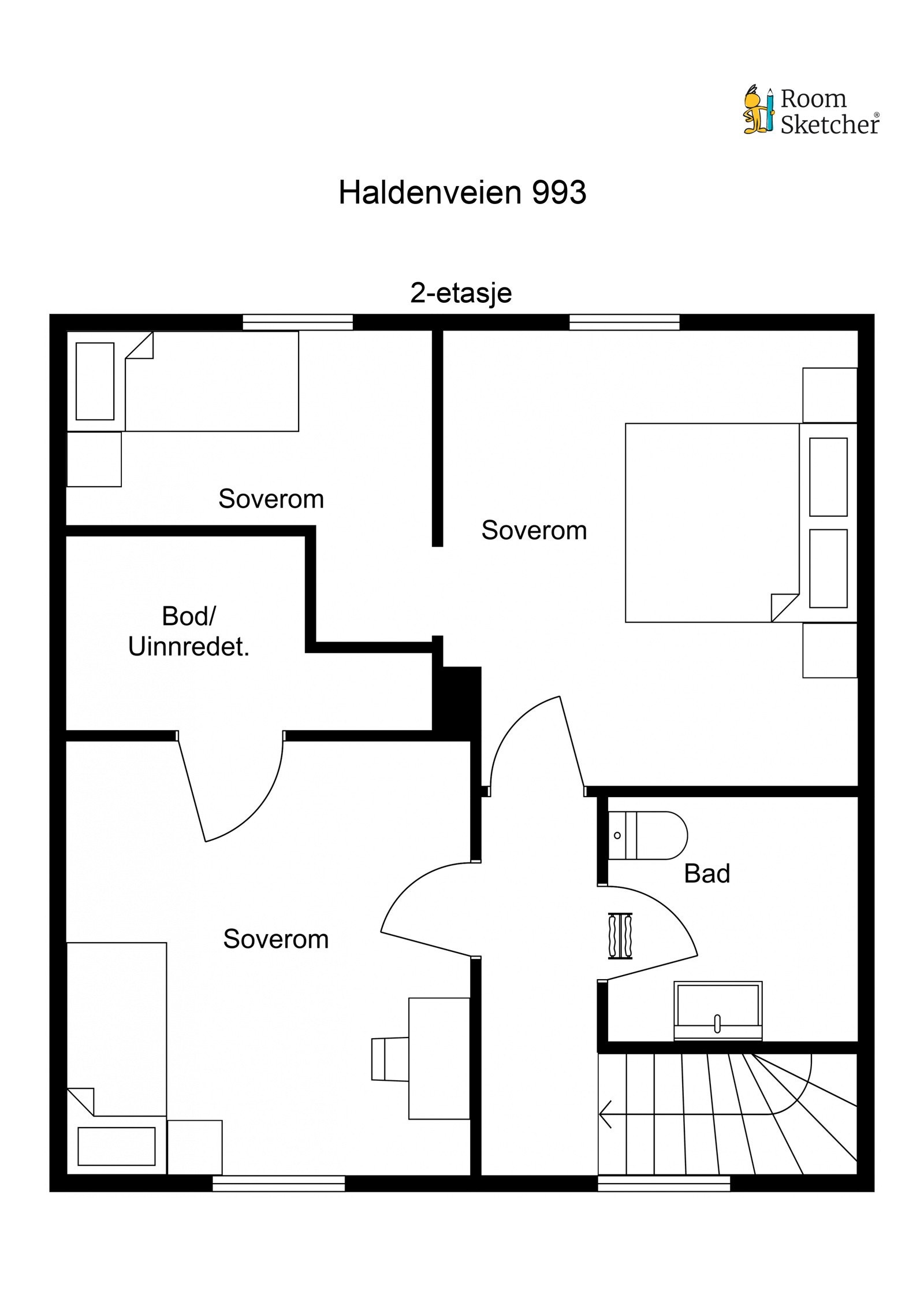 Plantegning 2. Etasje. Galleribilde