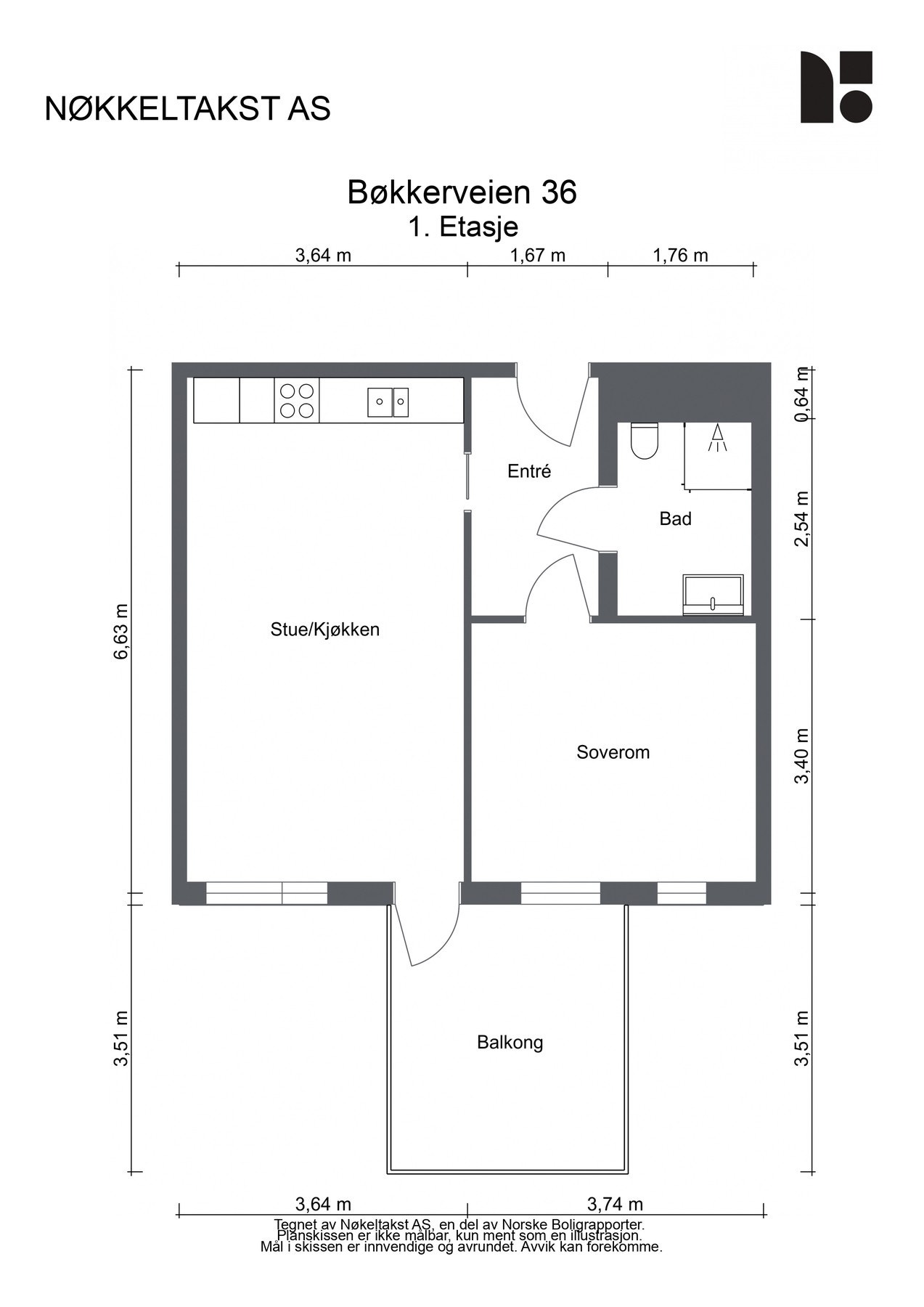 Plantegning. Galleribilde