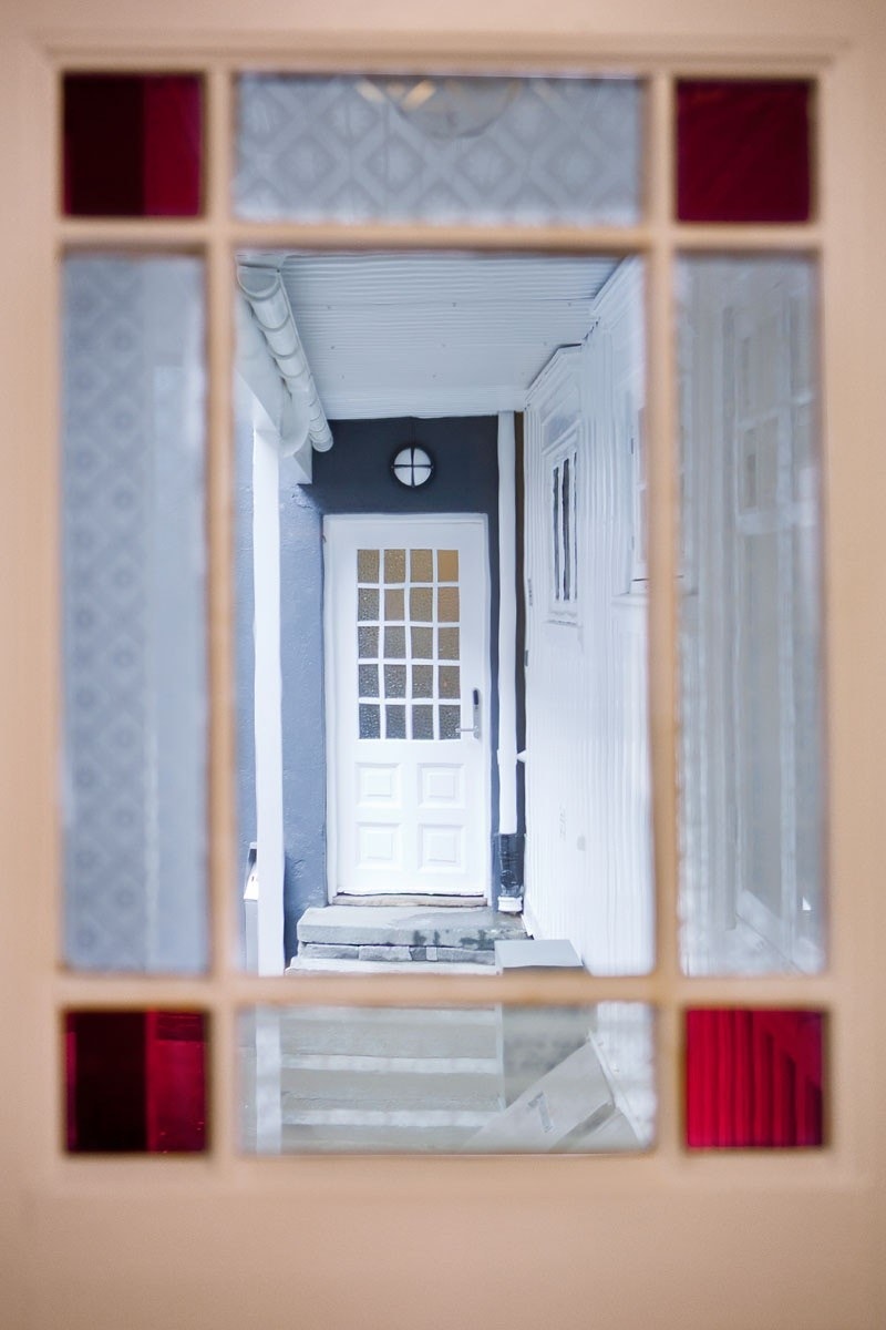 Inngang leiligheter fra bakgård Galleribilde