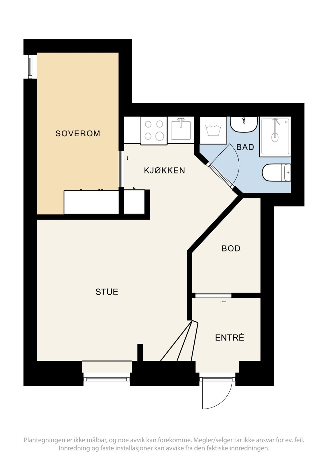 Plantegning Galleribilde