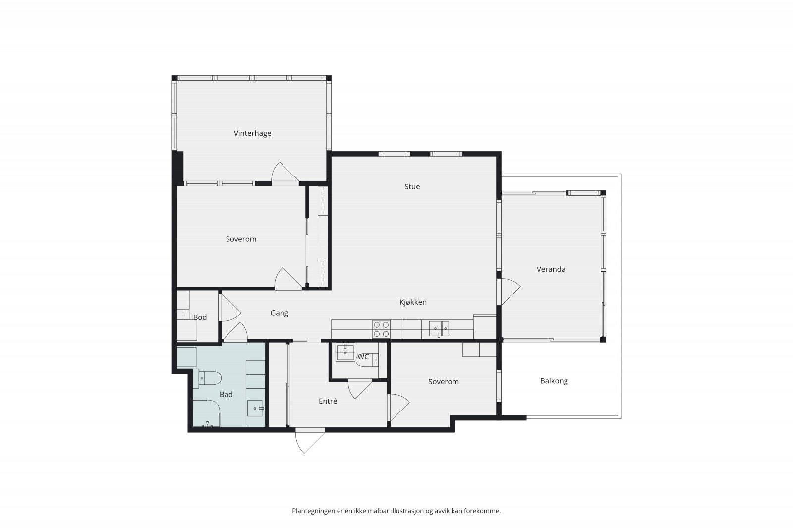 Plantegning. Galleribilde