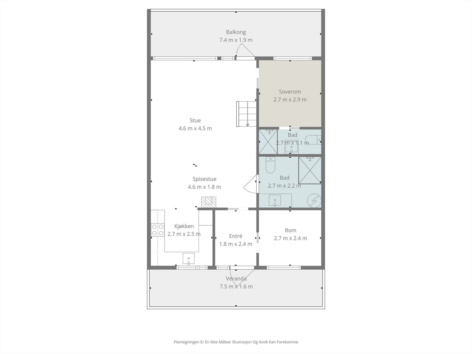 Plantegning Galleribilde