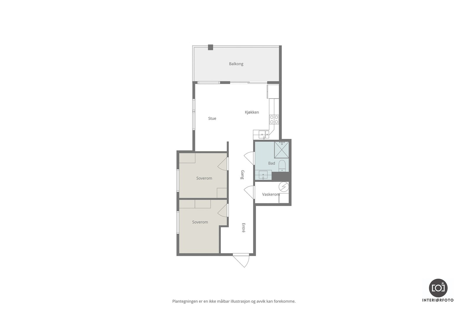 Plantegning Galleribilde