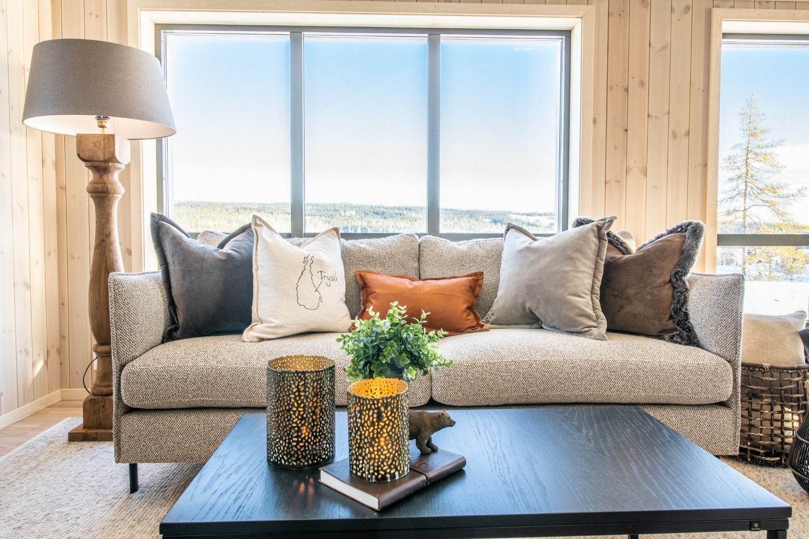 Bilde fra en kundehytte i Trysil. Galleribilde