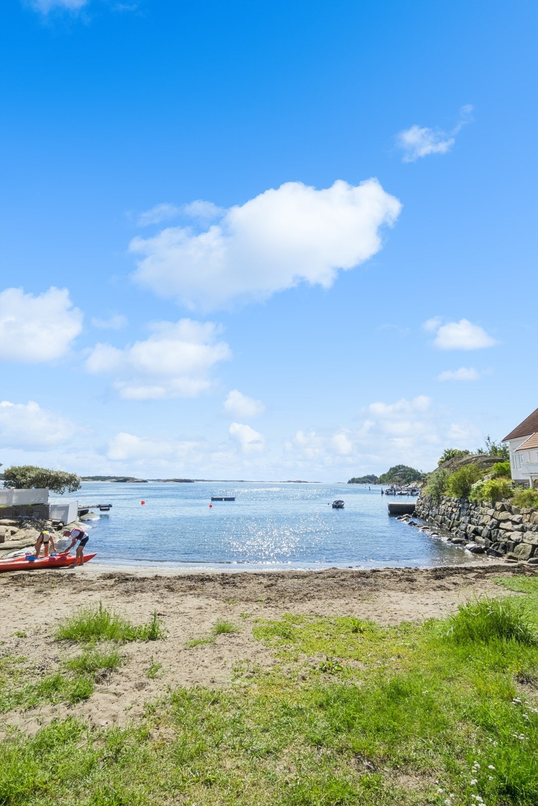 Gangasvtand til strand på Lahelle. Galleribilde