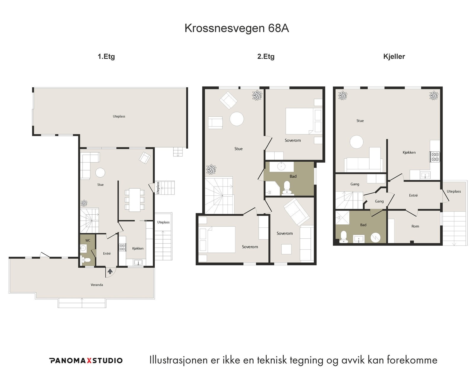 Plantegning. Galleribilde