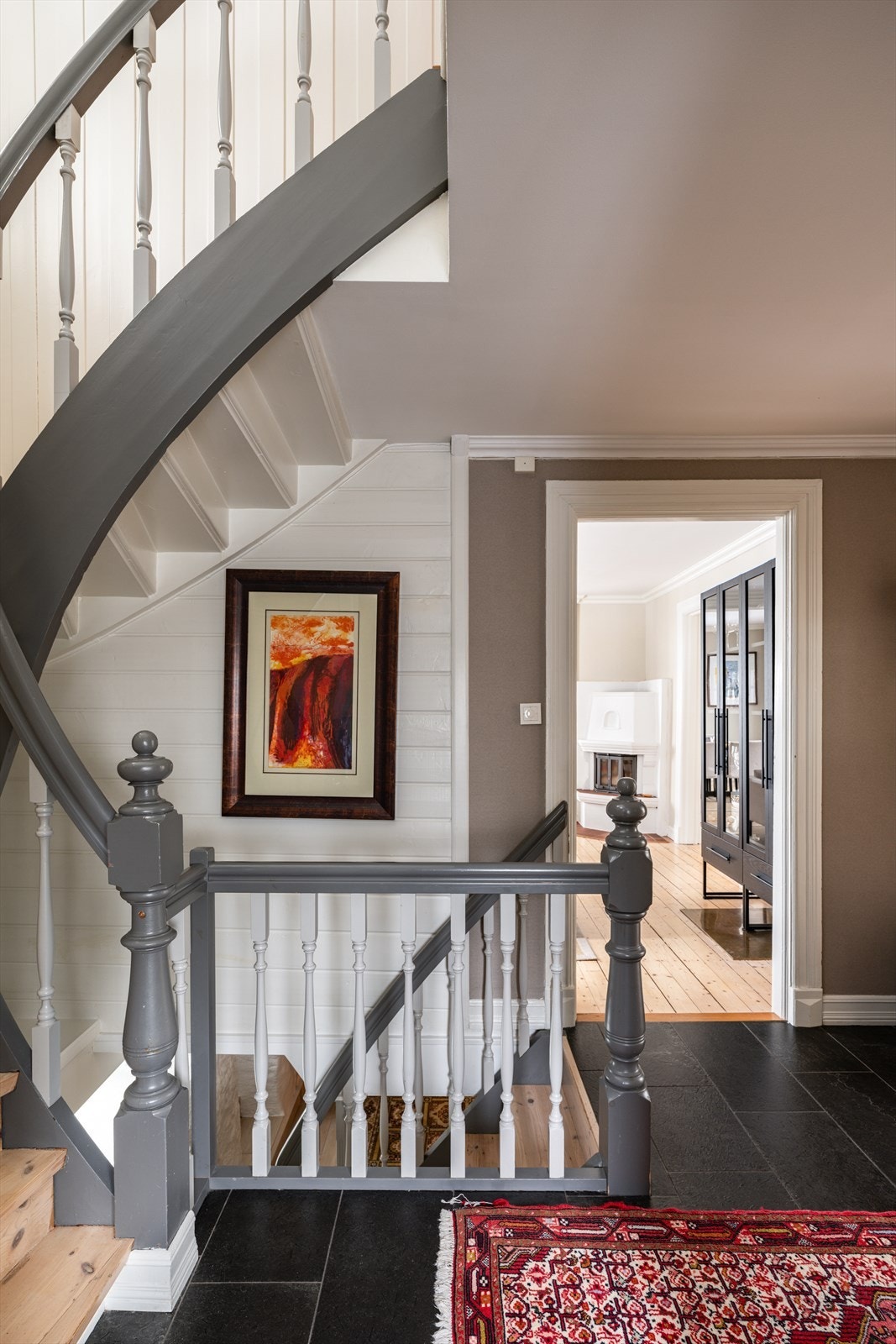 Trappeløpet tilfører boligen karakter og særpreg Galleribilde