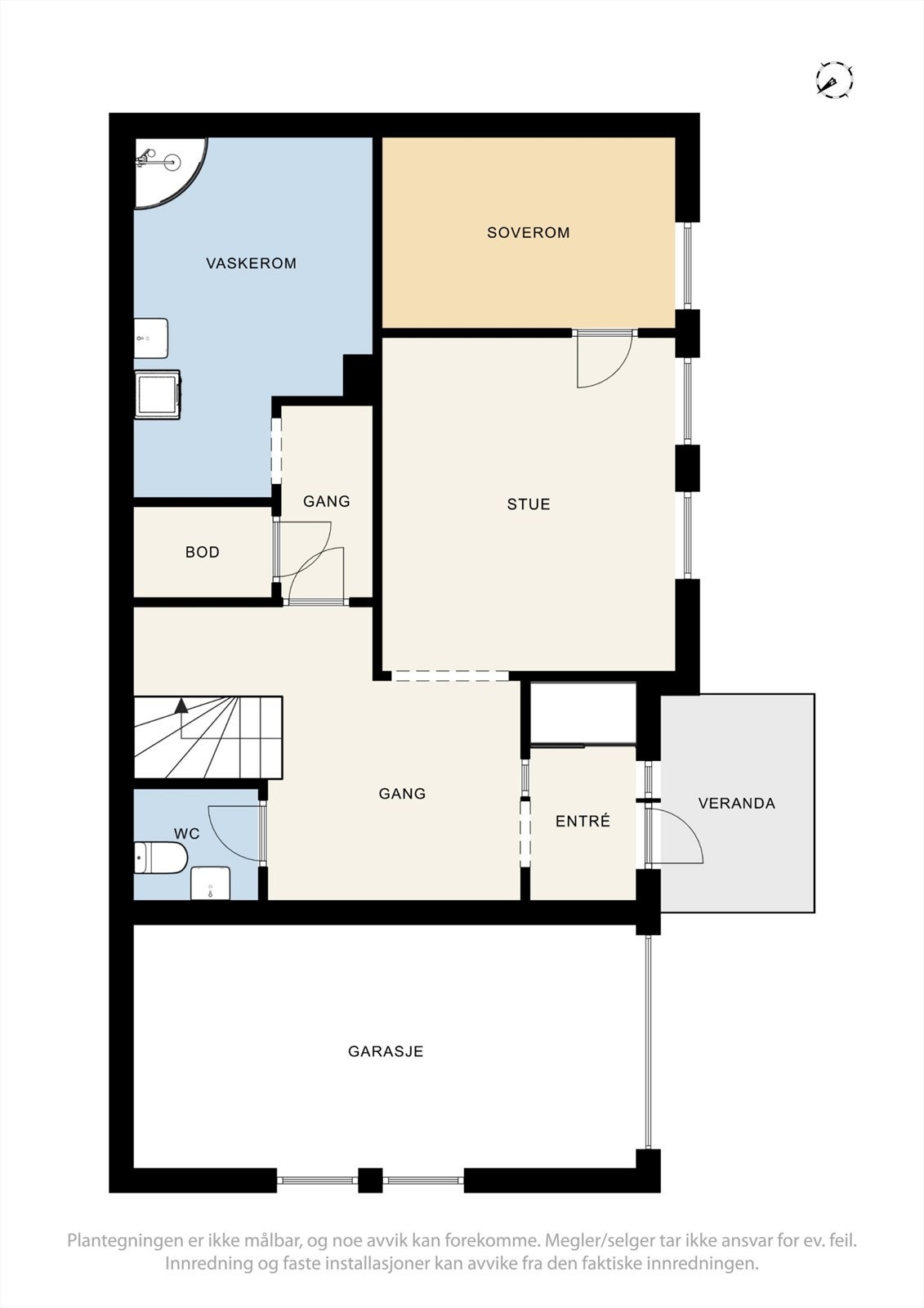 Plantegning U.etg Galleribilde