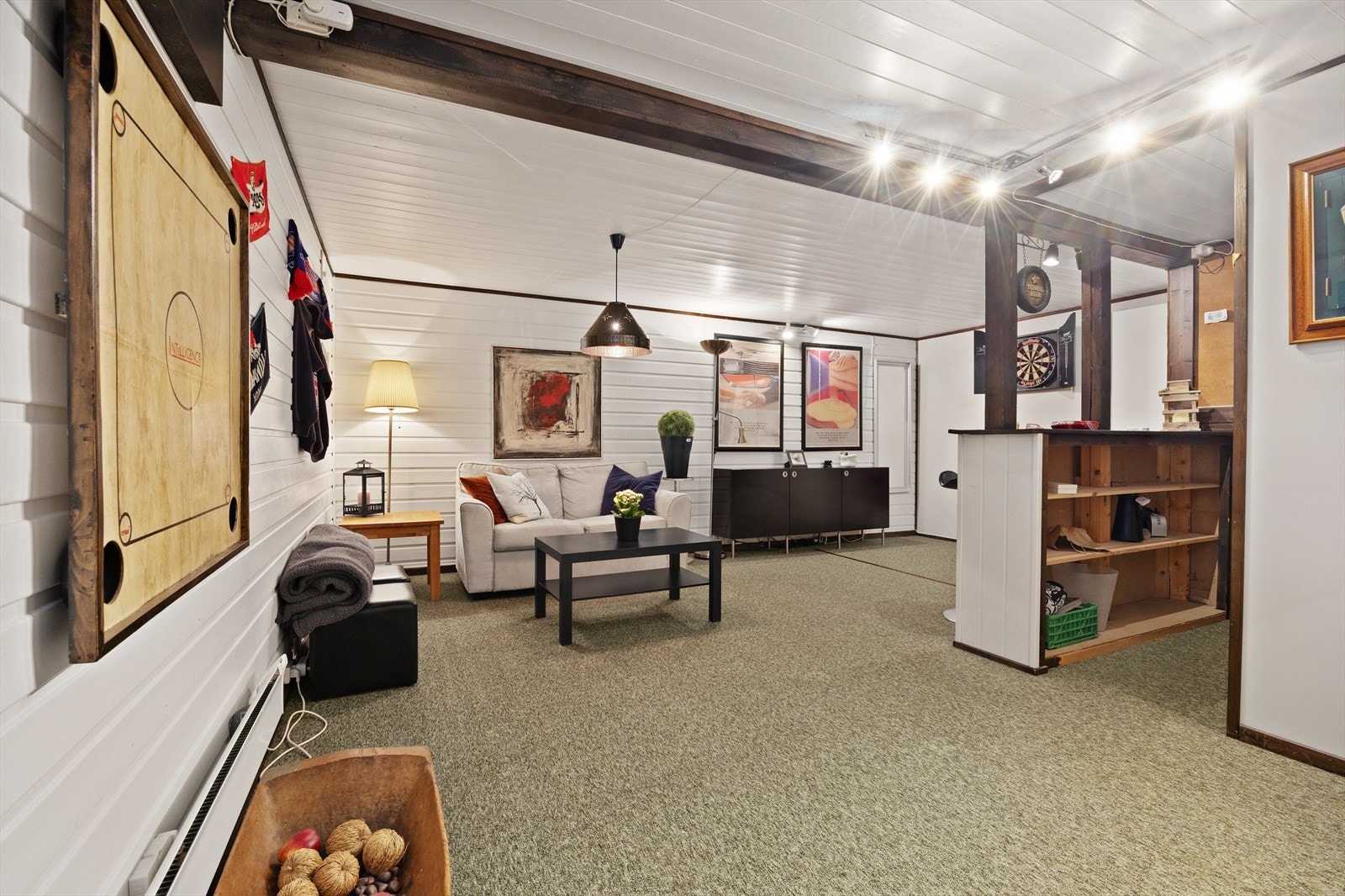 Her er det god plass for sosialt samvær og ulike aktiviteter Galleribilde