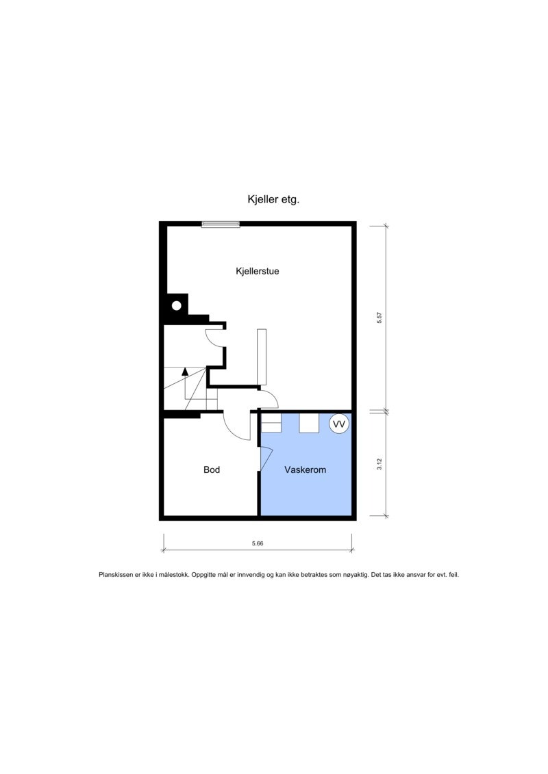 Plantegning kjeller Galleribilde