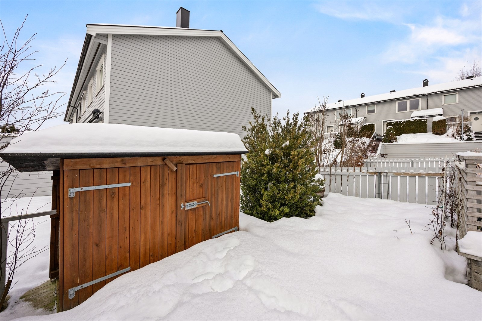 En ekstra bod i hagen gir ytterligere oppbevaringsmuligheter Galleribilde