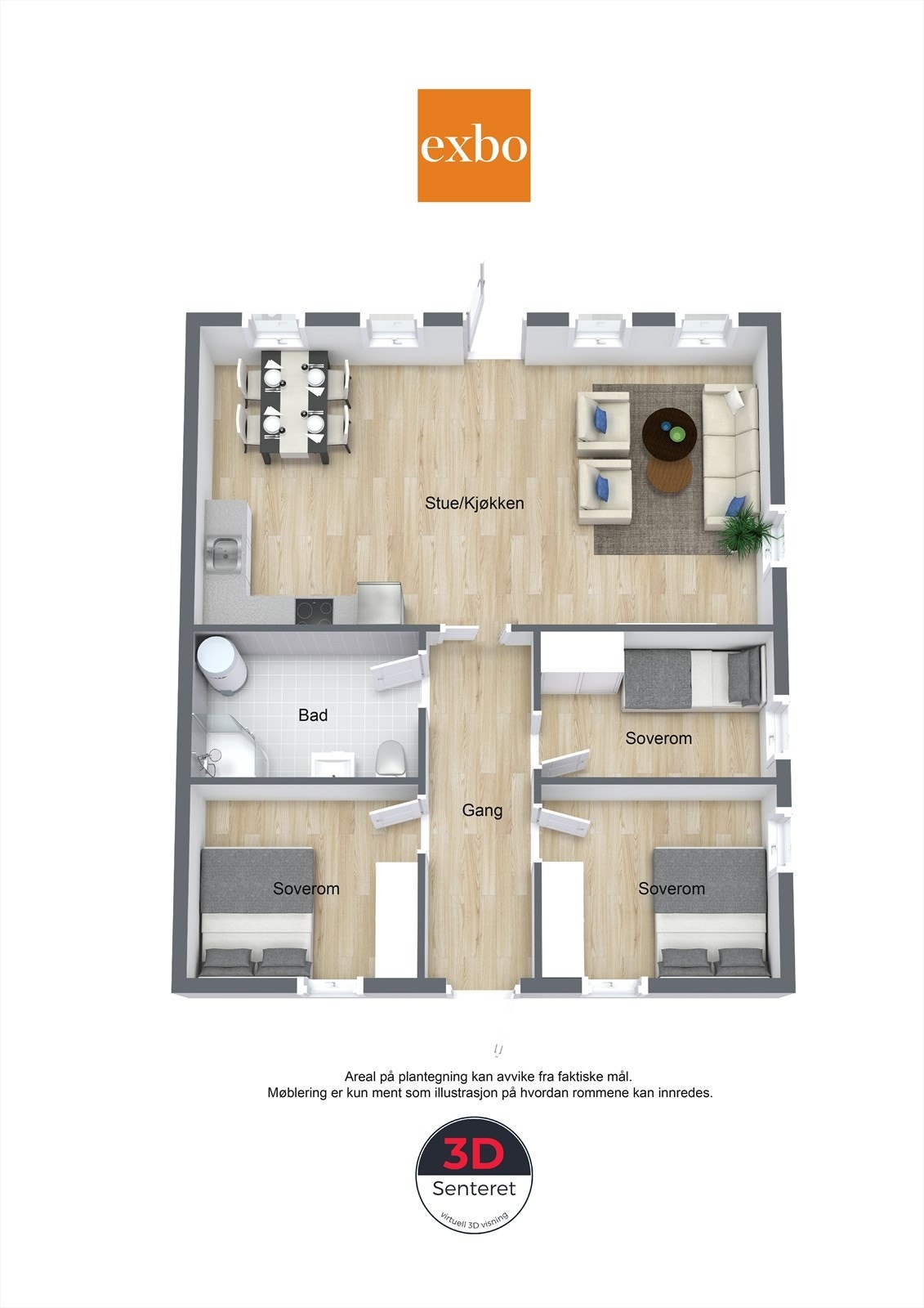 Plantegning Galleribilde