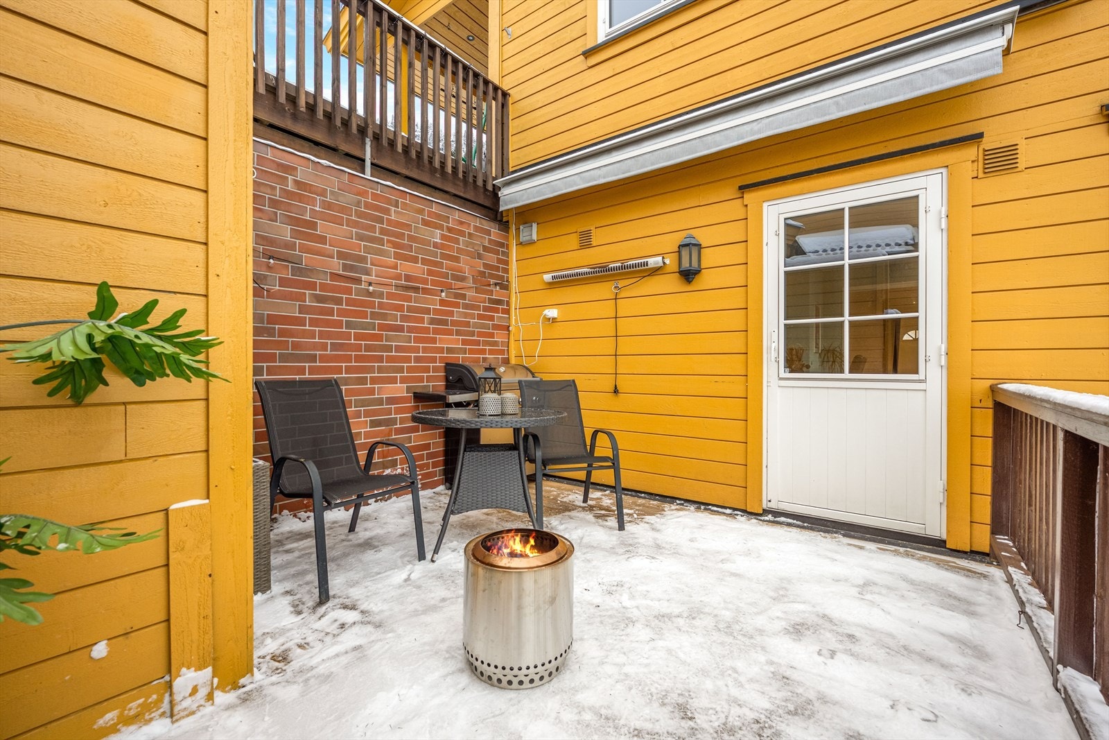 På balkongen er det plass til utemøbler og grill. Galleribilde