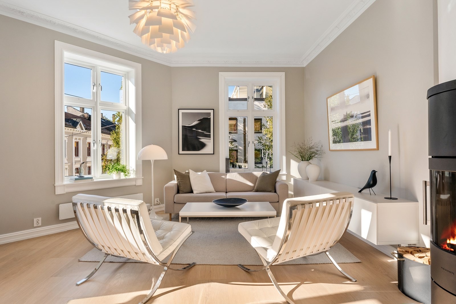 Velkommen til Ole Vigs gate 17, presentert av Marius Kristoffersen ved Nordvik Bygdøy Allé. Foto: Zovenfra. Galleribilde