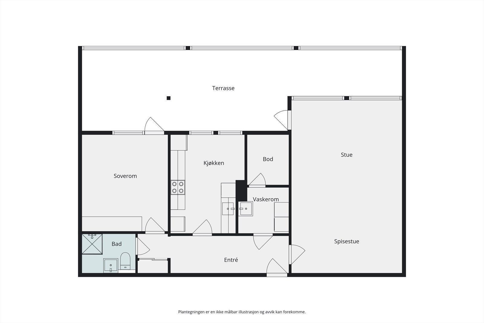 Plantegning Galleribilde