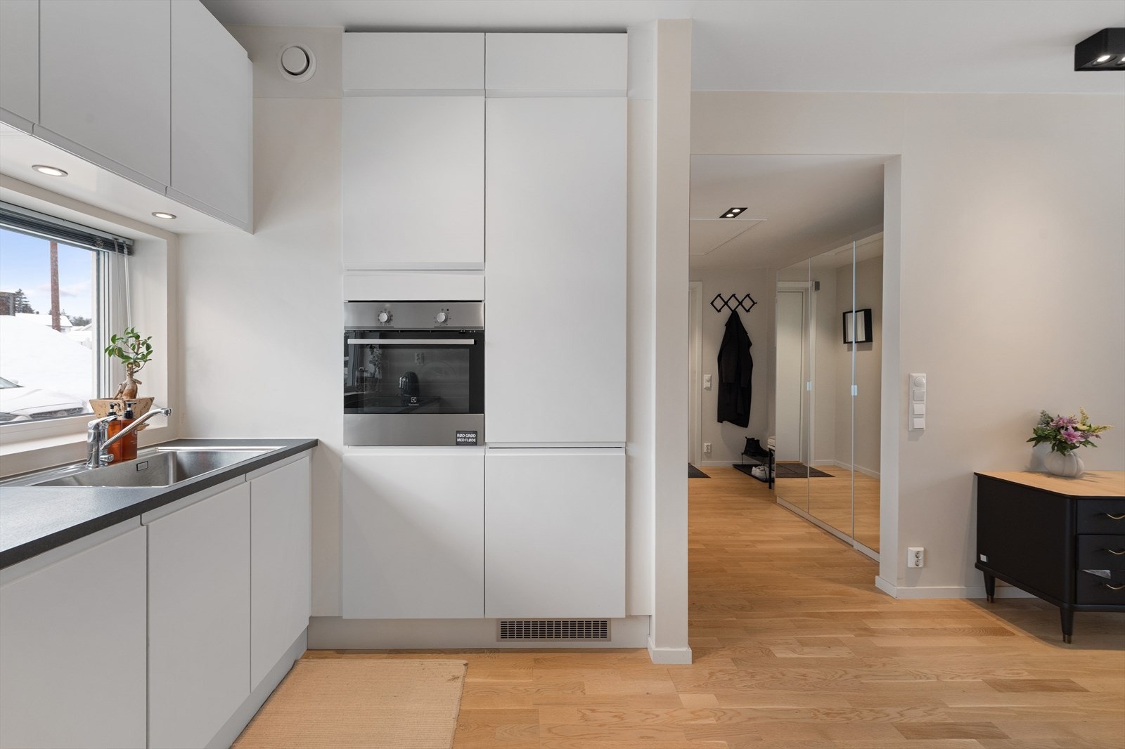 Leiligheten er gjennomgående i bygget Galleribilde