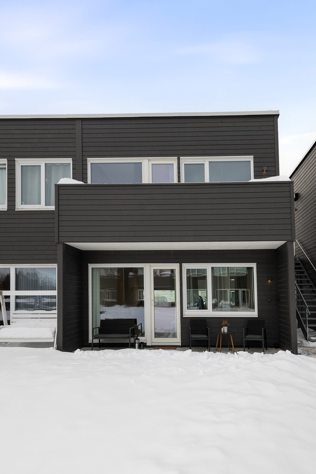 Overbygget og skjermet terrasse Galleribilde