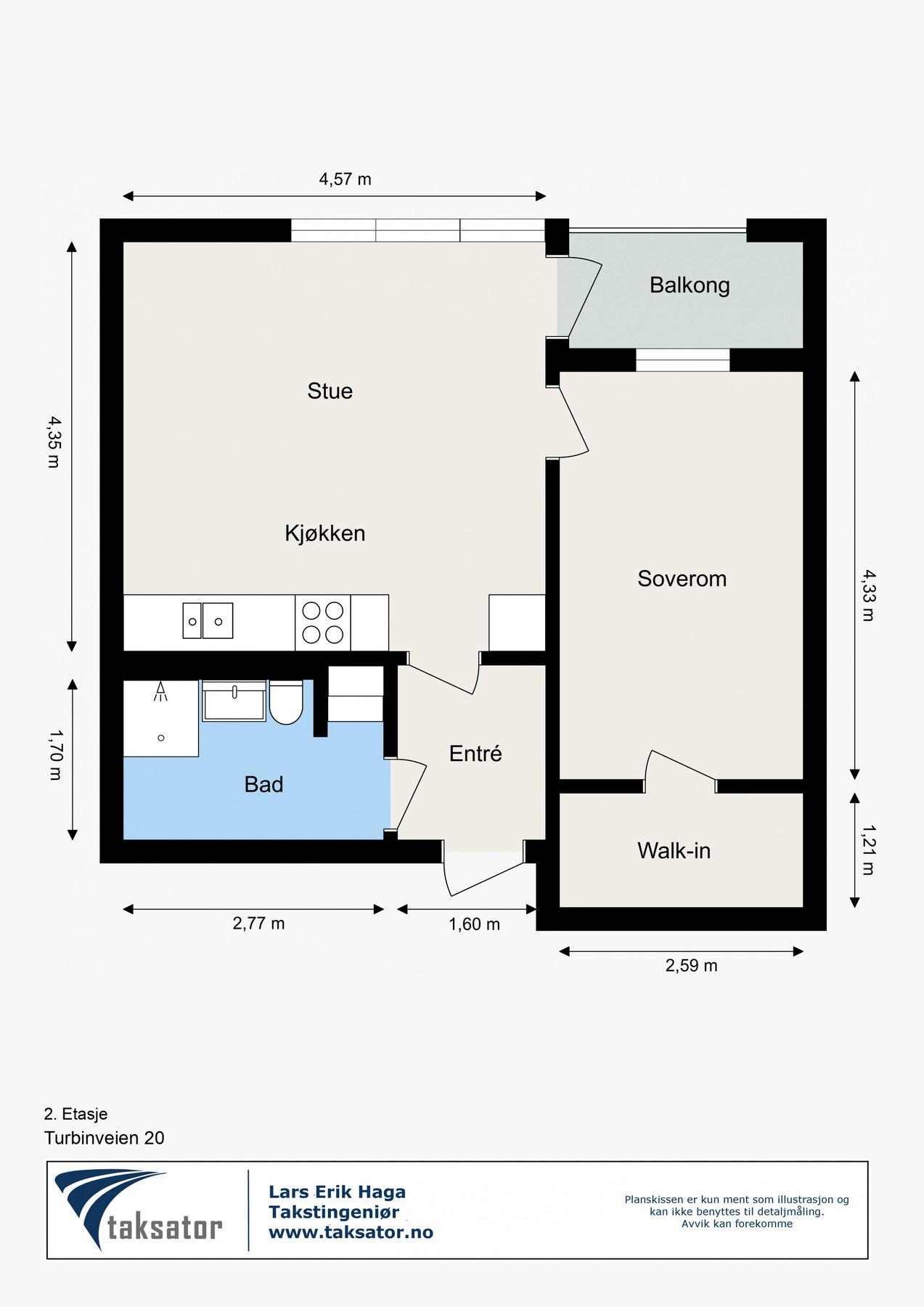 Plantegning - 2. Etasje Galleribilde