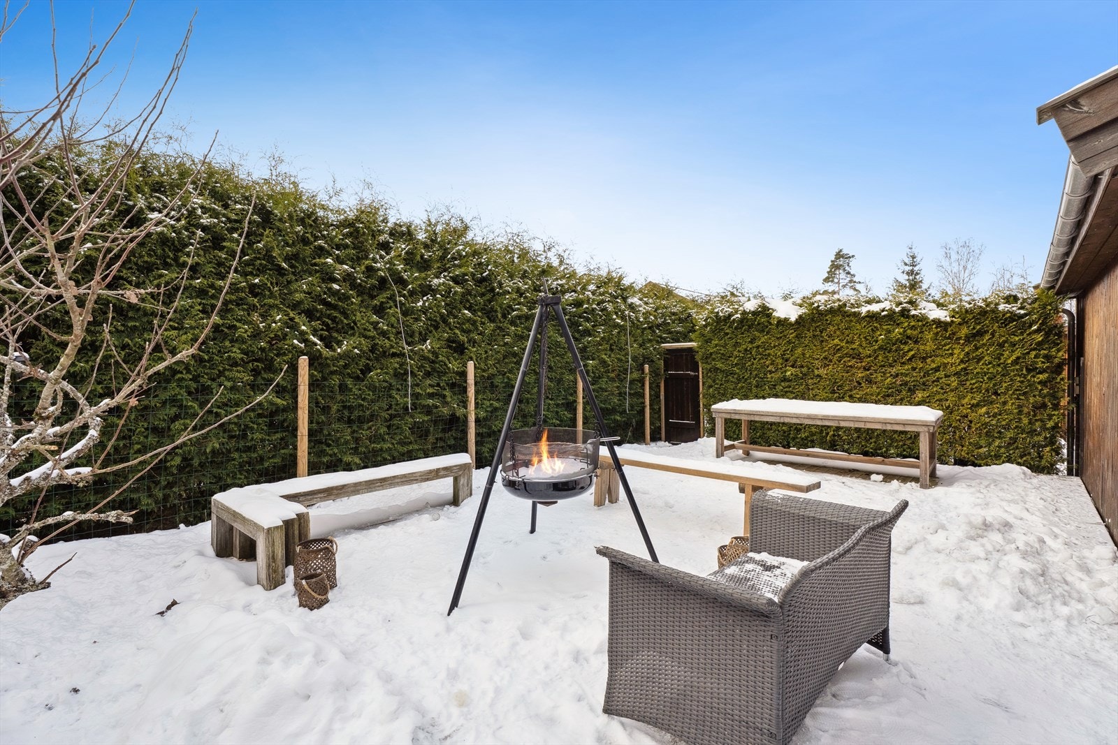 Det er gode solforhold, og her ivaretas privatlivet Galleribilde