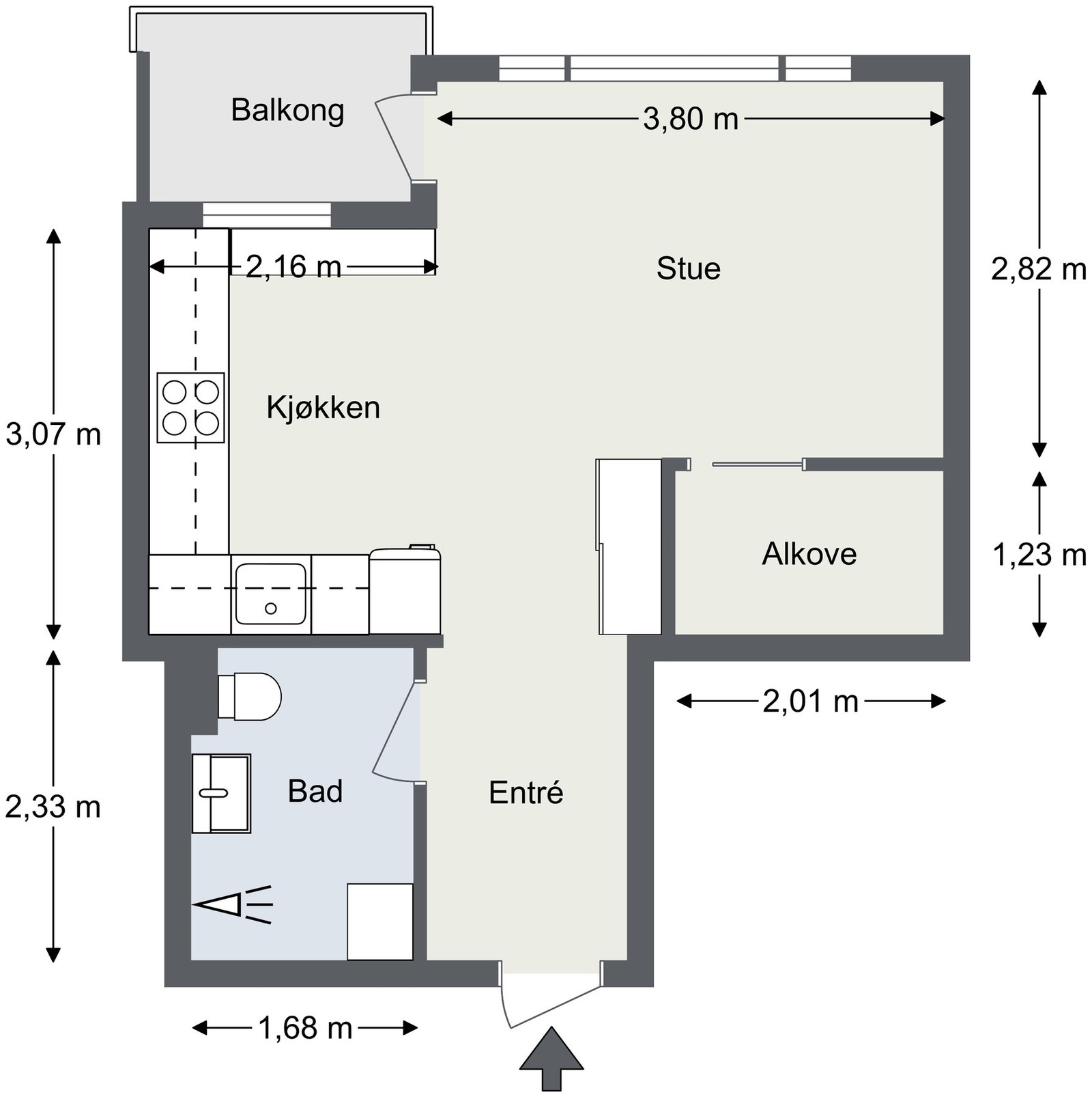 Plantegning Galleribilde