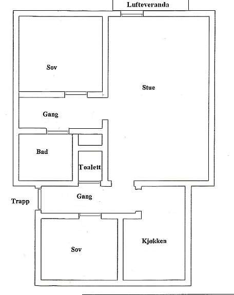 Plantegning Galleribilde