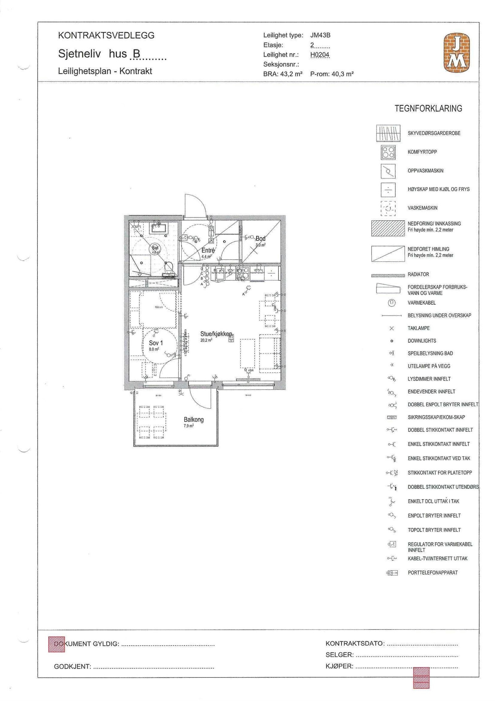 Planskisse Galleribilde