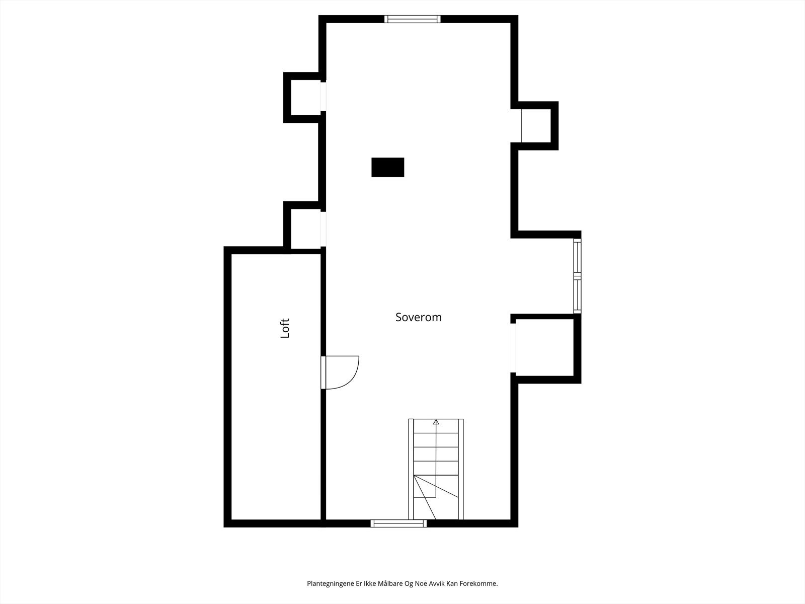 Skissert plantegning 2.etg. Galleribilde
