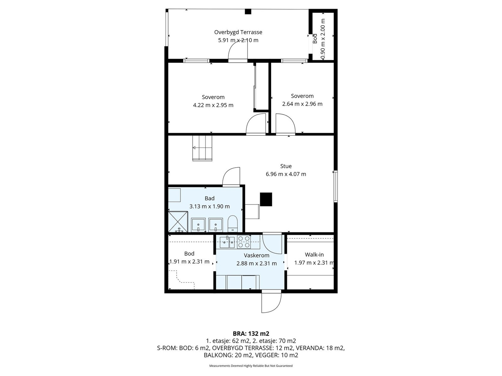 Plantegning underetasje. Galleribilde