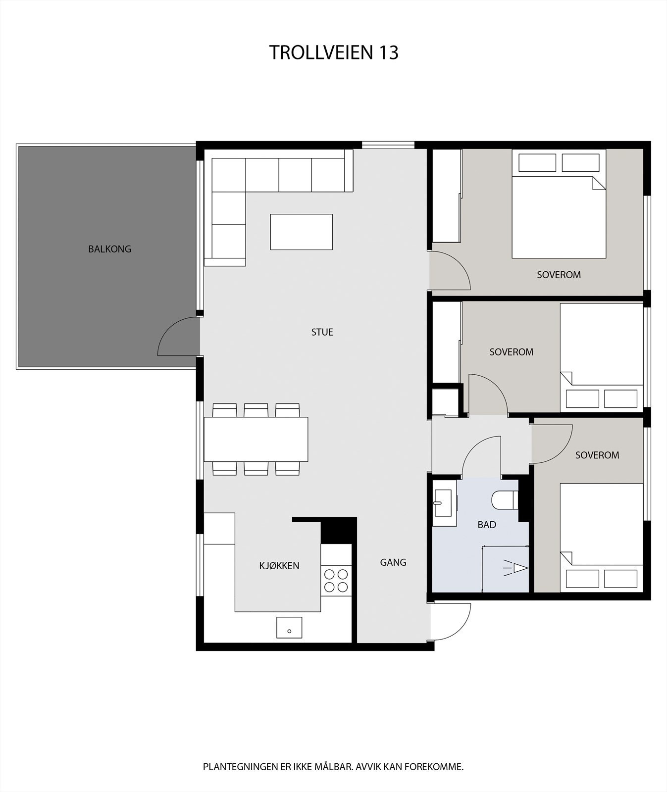 Plantegning 2 etasje. Galleribilde