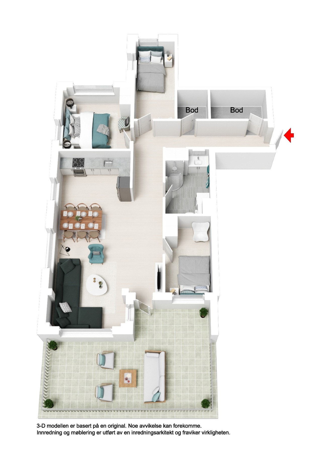 Plantegning Galleribilde